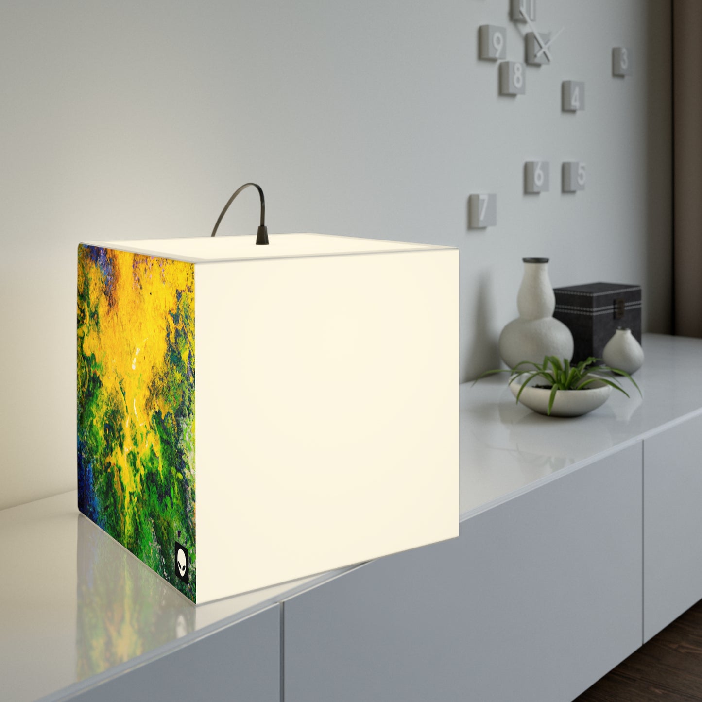 "Exploring Colorful Textures" - The Alien Light Cube Lamp