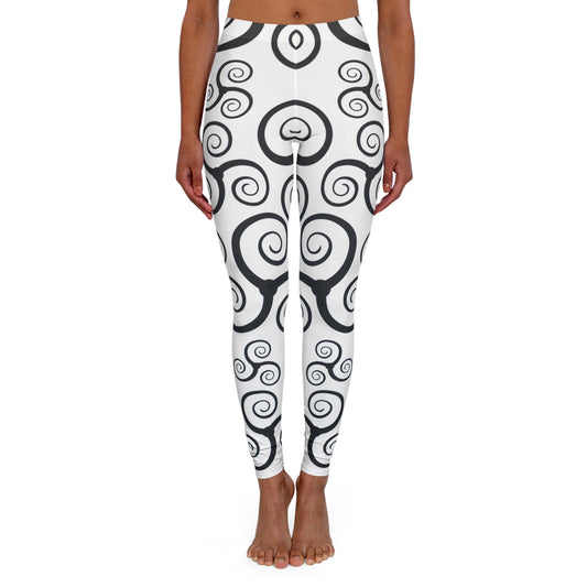 Vibrancia visionaria - Los leggings de spandex para mujer alienígenas