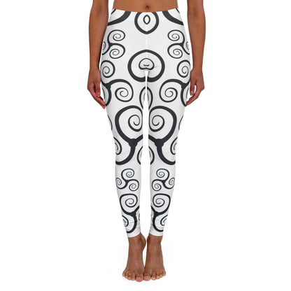 Visionäre Lebendigkeit - Die Alien-Elasthan-Leggings für Damen