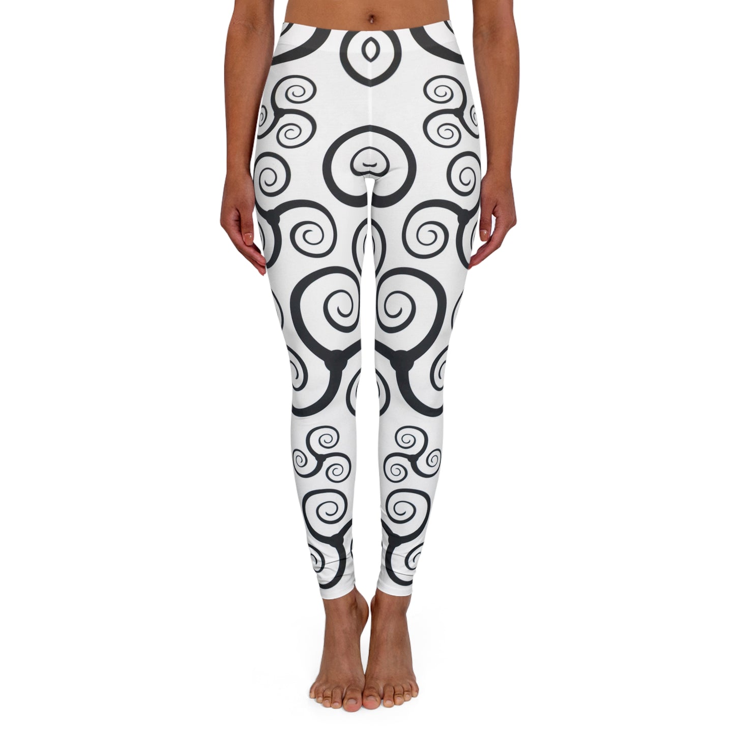 Visionäre Lebendigkeit - Die Alien-Elasthan-Leggings für Damen