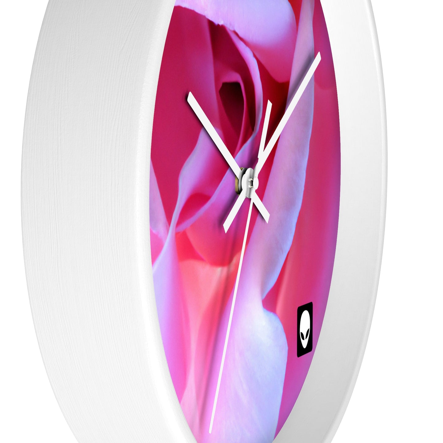 "Blissful Blooms: The Delicate Beauty of Nature" - The Alien Wall Clock