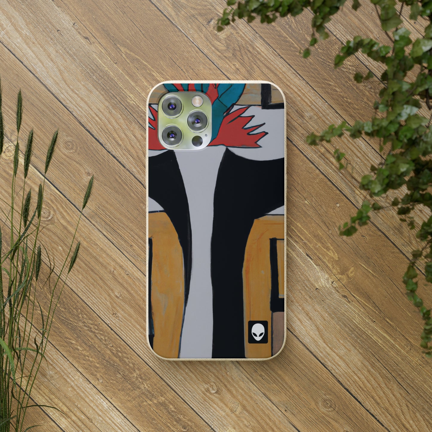 "Exploring Balance and Pattern in Abstract Art" - The Alien Eco-friendly Cases