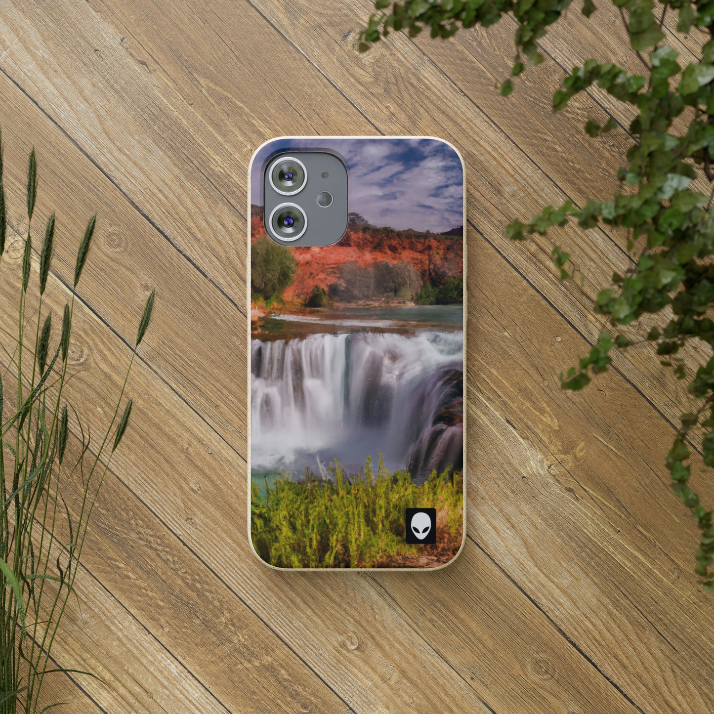 "Capturando la belleza de la naturaleza: creando un paisaje icónico en un arte vibrante" - The Alien Eco-friendly Cases