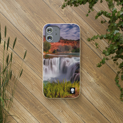 "Capturing Nature's Beauty: Crafting an Iconic Landscape in Vibrant Art" - The Alien Eco-friendly Cases