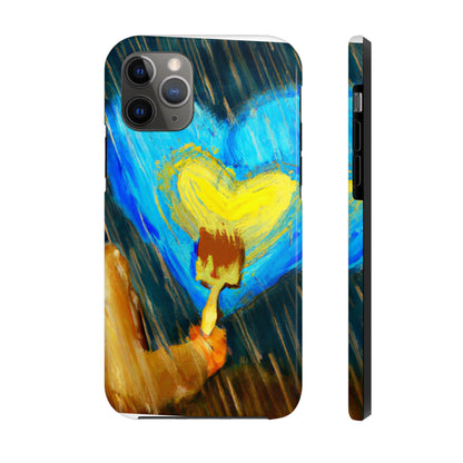 "Life-size Love in a Stormy Sky" - The Alien Tough Phone Cases