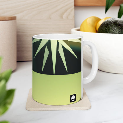 "A Reflection of My Journey: A Collage of Growth and Transformation" - The Alien Ceramic Mug 11 oz