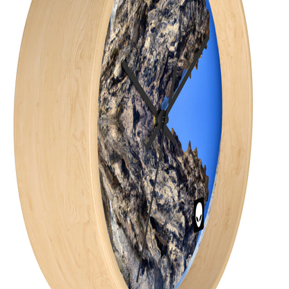 Nature in Splendor: Combining Photography with Digital Artistry - The Alien Wall Clock