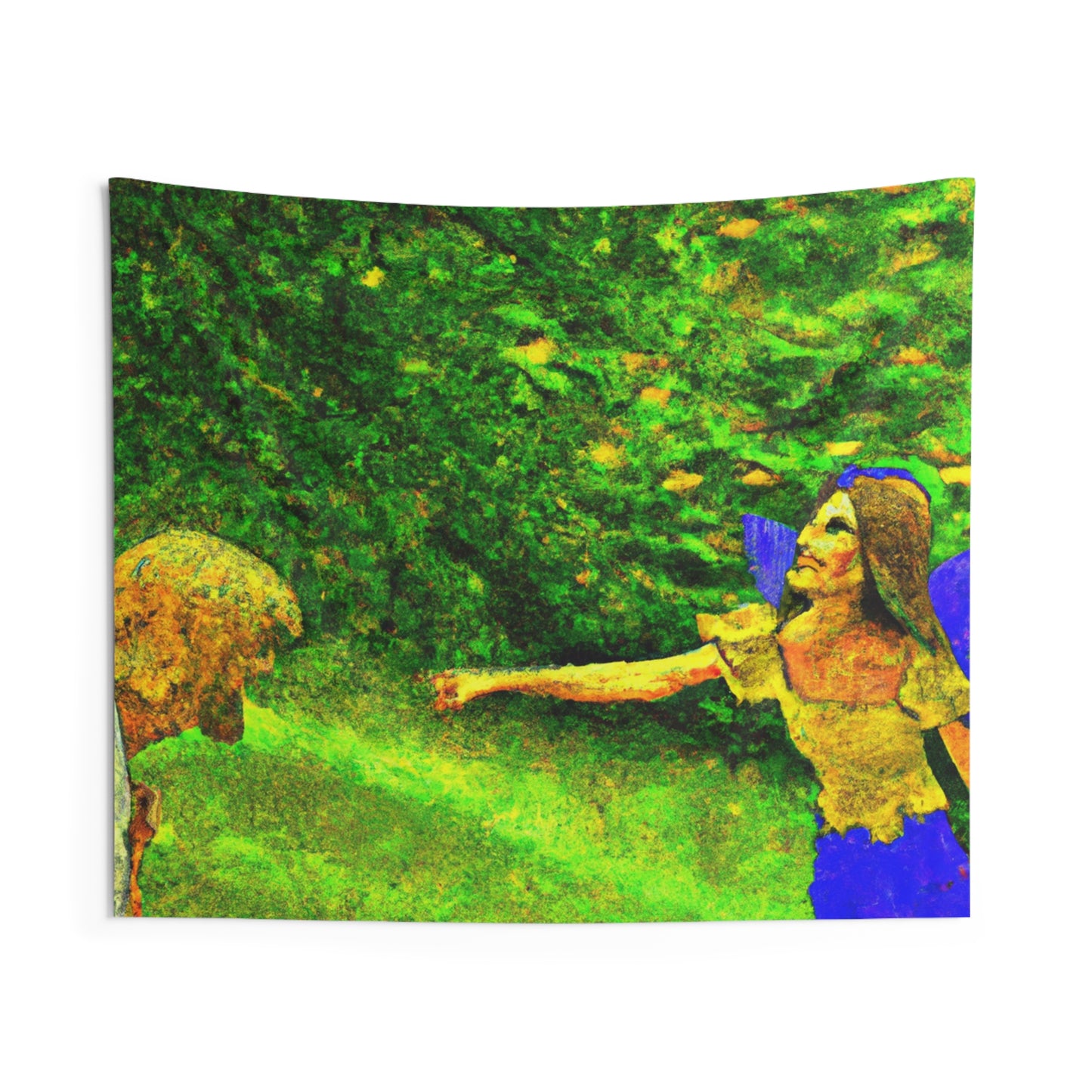 The Fairy and the Brave Adventurer - The Alien Wall Tapestries