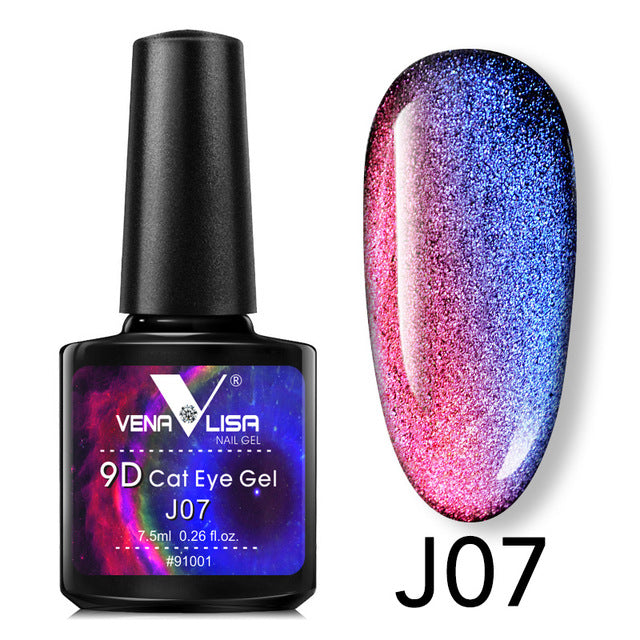 Venalisa 9D Gel barniz ojo de gato mágico camaleón Gel barniz manicura galaxia estrellada magnético Multicolor 5ml esmalte de uñas en Gel