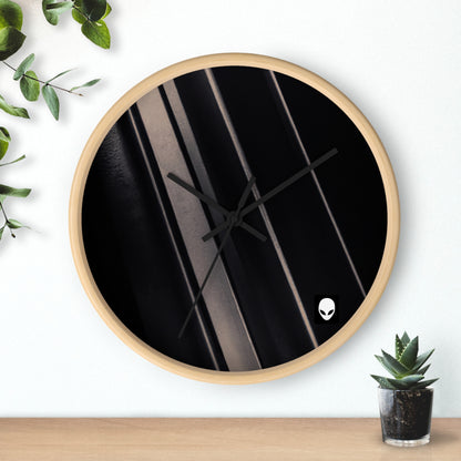 "Interacción entre la luz y la oscuridad: exploración de las formas y texturas creativas de la luz y la sombra" - The Alien Wall Clock