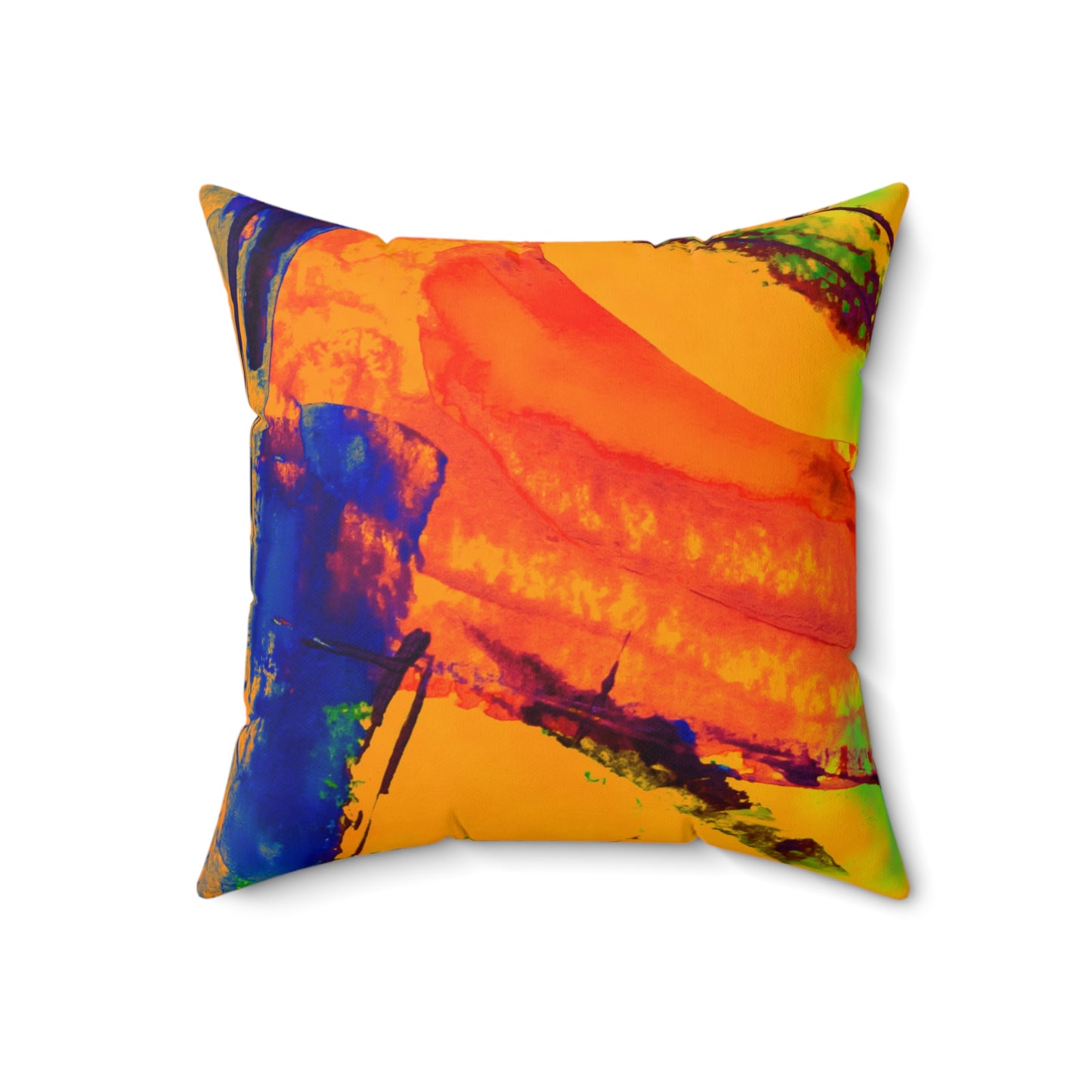 Mosaic Moments - The Alien Spun Polyester Square Pillow