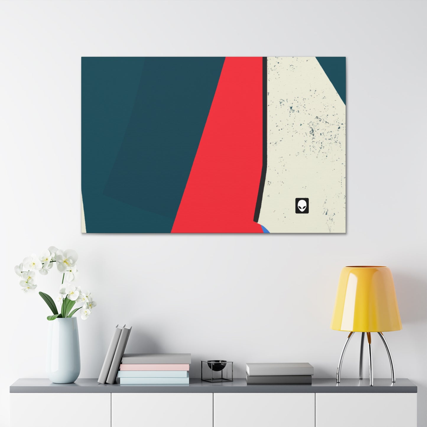 "Abstract Expressionism: Exploring Lines and Shapes" - The Alien Canva