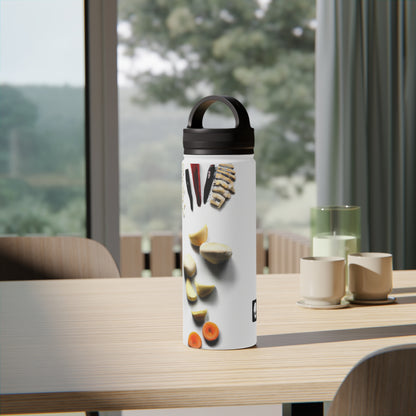 "Cooking Up Creativity: DIY Kitchen Art" - The Alien Stainless Steel Water Bottle, Handle Lid