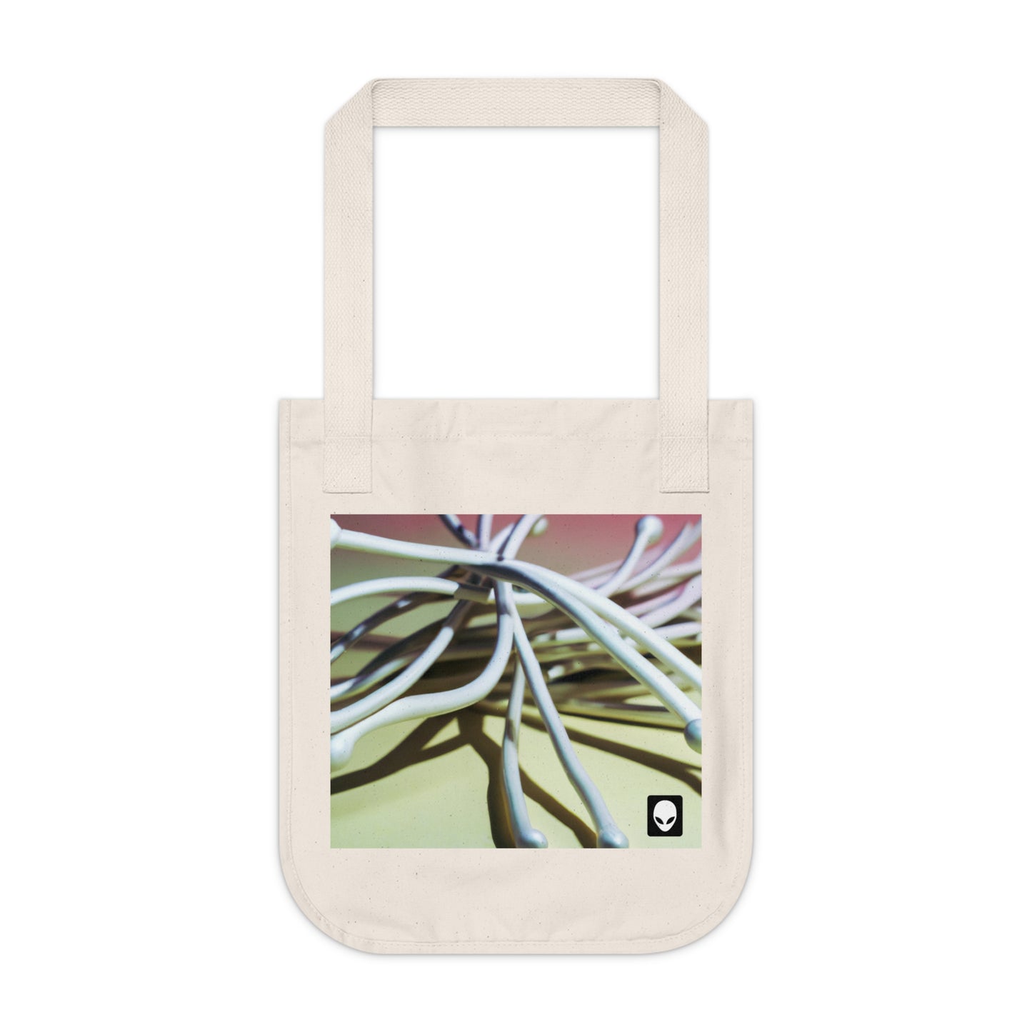 "Abstract Artistry: Constructing Emotion from Common Objects" - The Alien Eco-friendly Tote Bag