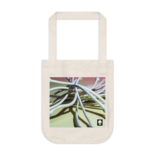 "Abstract Artistry: Constructing Emotion from Common Objects" - The Alien Eco-friendly Tote Bag