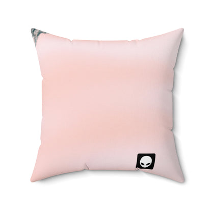 „Eine Ode für Naturliebhaber: Die Pracht der Wildnis einfangen“ – The Alien Square Pillow