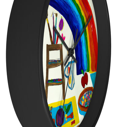 "Un fantástico arco iris de posibilidades" - El reloj de pared alienígena