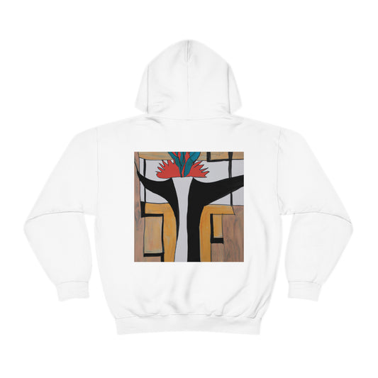 "Exploring Balance and Pattern in Abstract Art" - The Alien Unisex Hoodie