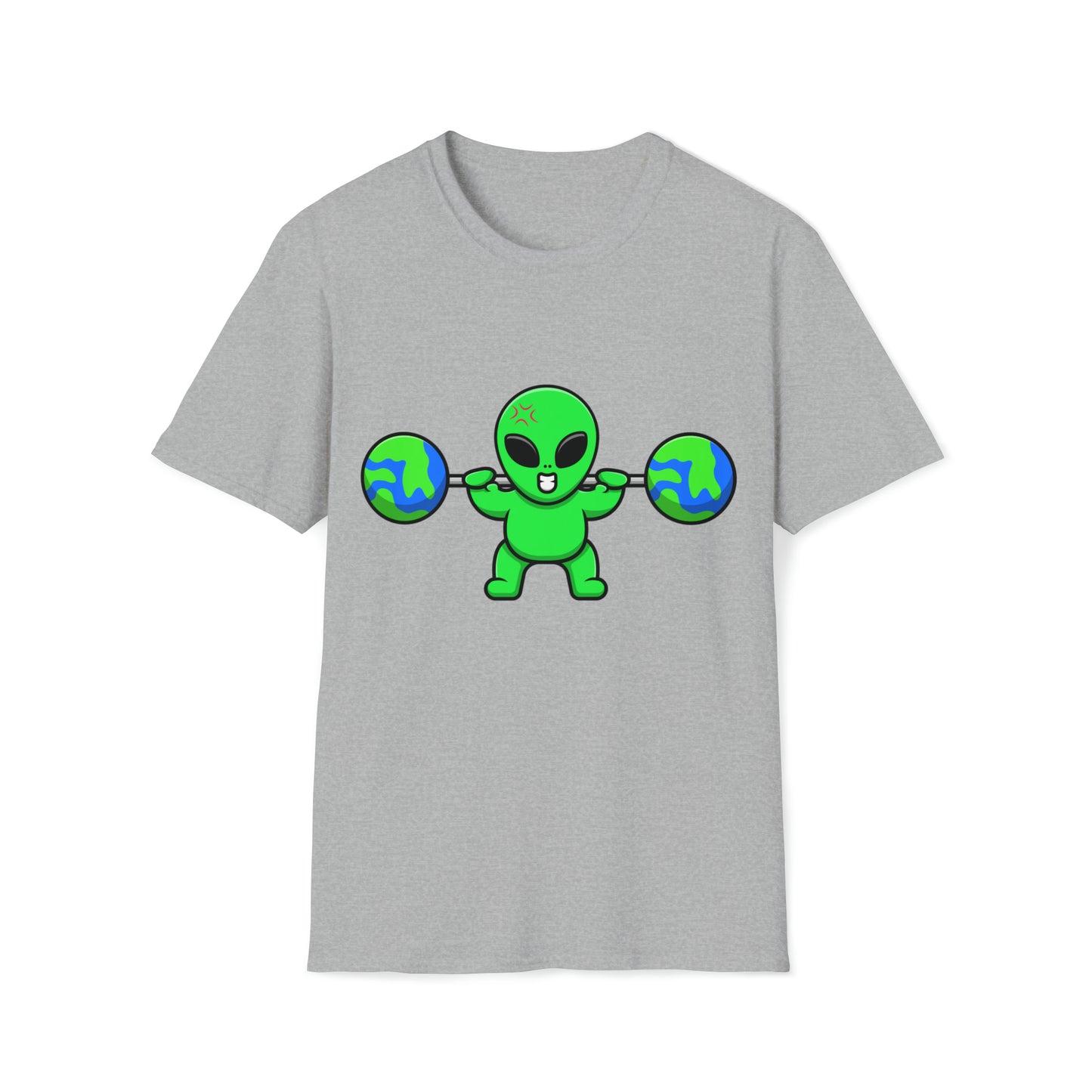 Travesía Lunar - The Alien Camiseta Softstyle Unisex