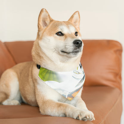 "Earth's Splendor: A Colorful Collage of Natural Wonders" - The Alien Pet Bandana Collar