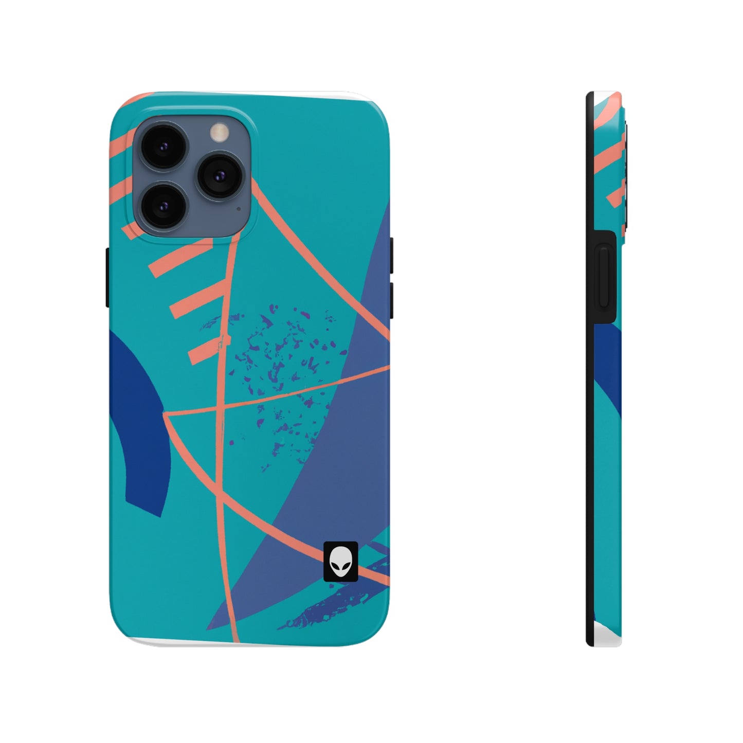 Geometrische Kunst: Eine Erforschung von Farbe und Form – The Alien Tough Phone Cases