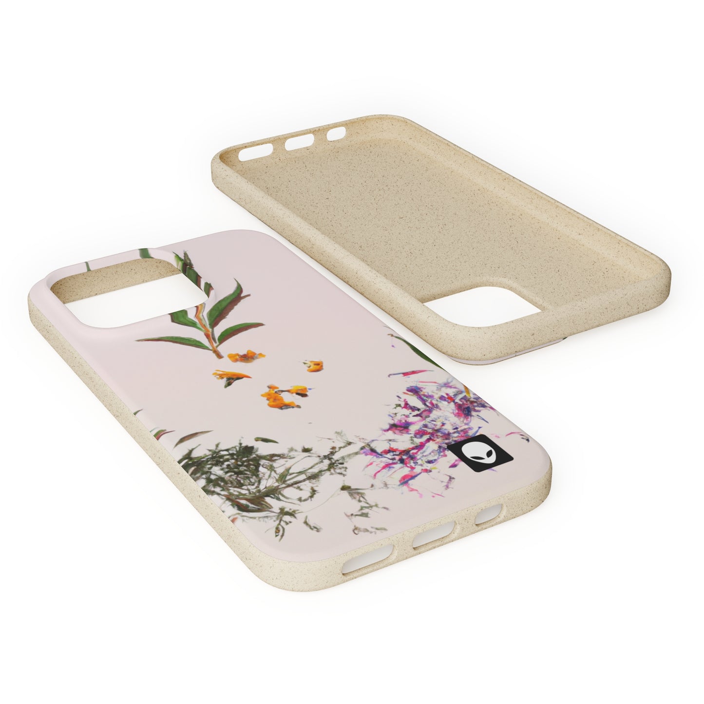 "Exploring Nature's Palette: An Experiment in Abstract Art" - The Alien Eco-friendly Cases