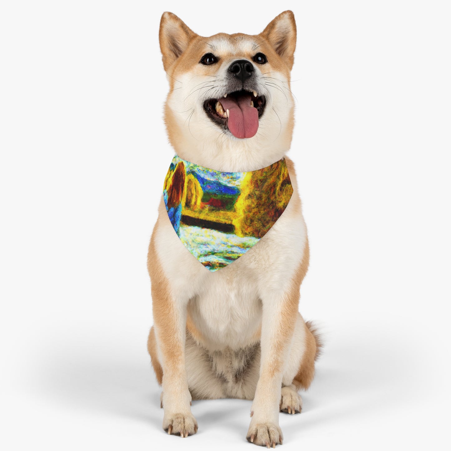 "Along the Riverbanks of Sorrows" - The Alien Pet Bandana Collar