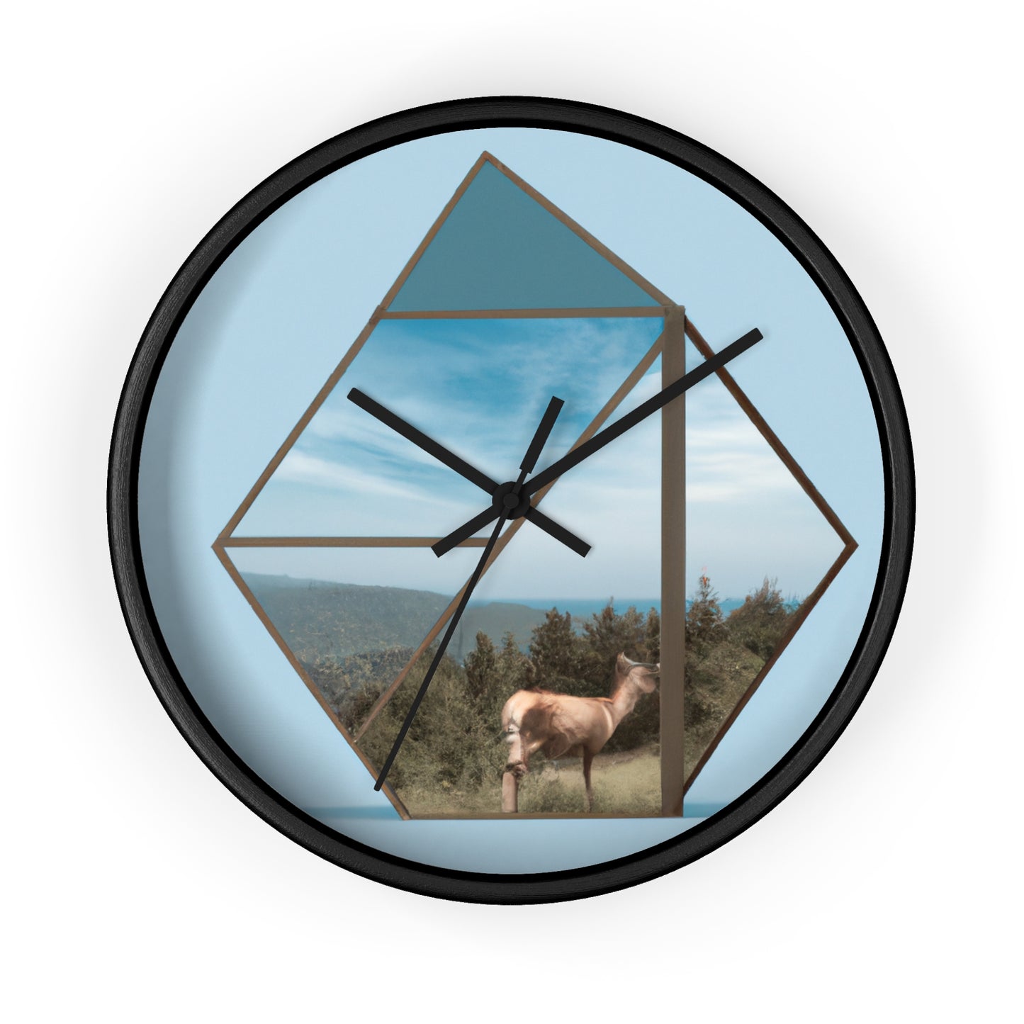 "Dreamscapes: An Everyday Art Collage" - The Alien Wall Clock