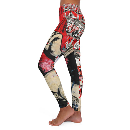 Whimsical Odyssey - The Alien Women's Spandex Leggings