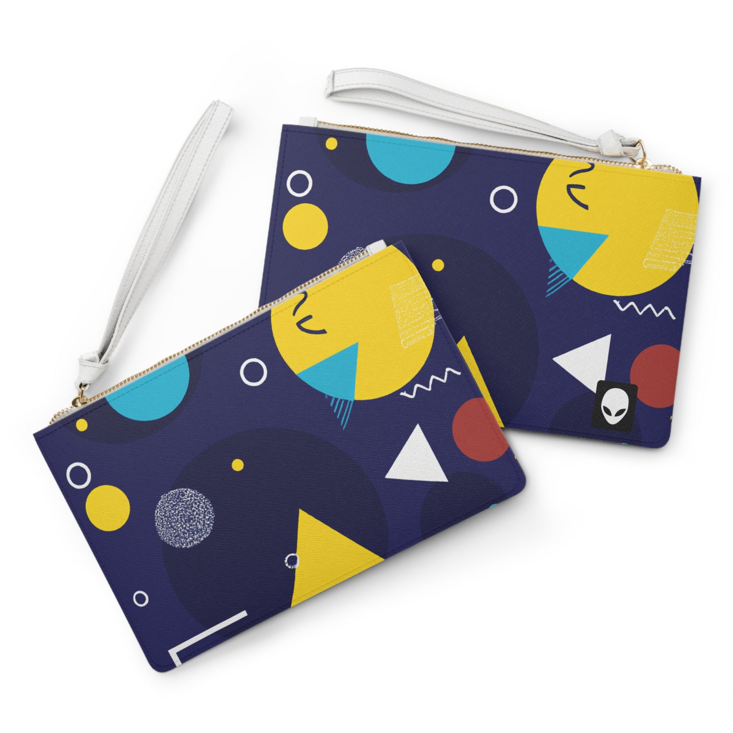 "Geometric Fusion: Bringing Your Vision to Colorful Life" - The Alien Clutch Bag