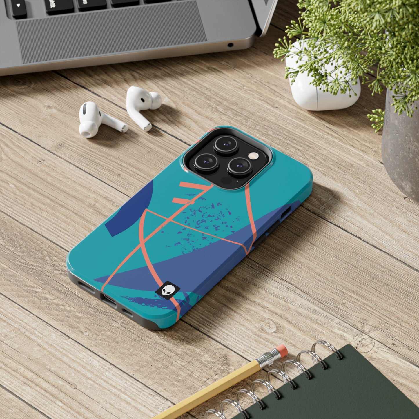 Geometrische Kunst: Eine Erforschung von Farbe und Form – The Alien Tough Phone Cases