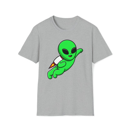 Interstellar Wanderer - The Alien Unisex Softstyle T-Shirt