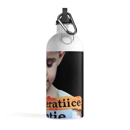 "Anxious Beginnings: A Child's Uncertain Futurescape". - The Alien Stainless Steel Water Bottle