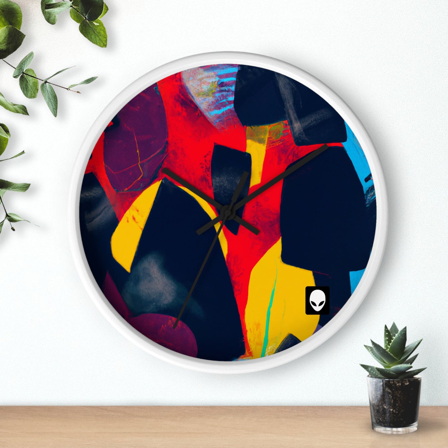 "A Mosaic of Emotion" - The Alien Wall Clock