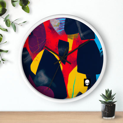 "Un mosaico de emociones" - El reloj de pared alienígena