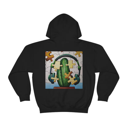 "Cactified Puzzle Time" - The Alien Unisex Hoodie