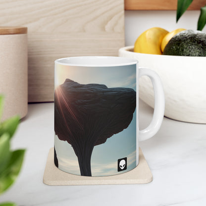 "Alien Landscape Odyssey" - The Alien Ceramic Mug 11 oz