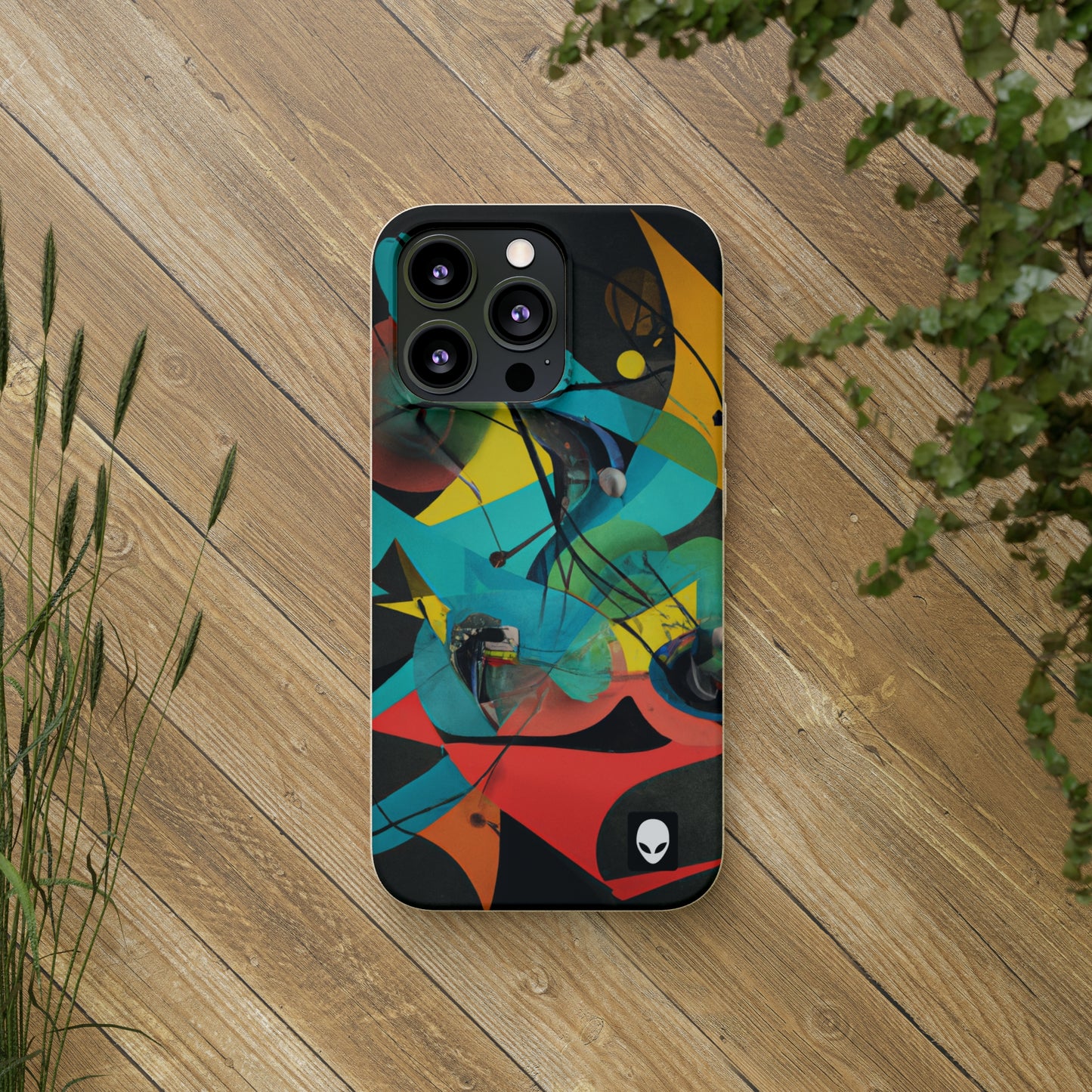 "Illusionary Perspective: A Colorful Dance of Light" - The Alien Eco-friendly Cases