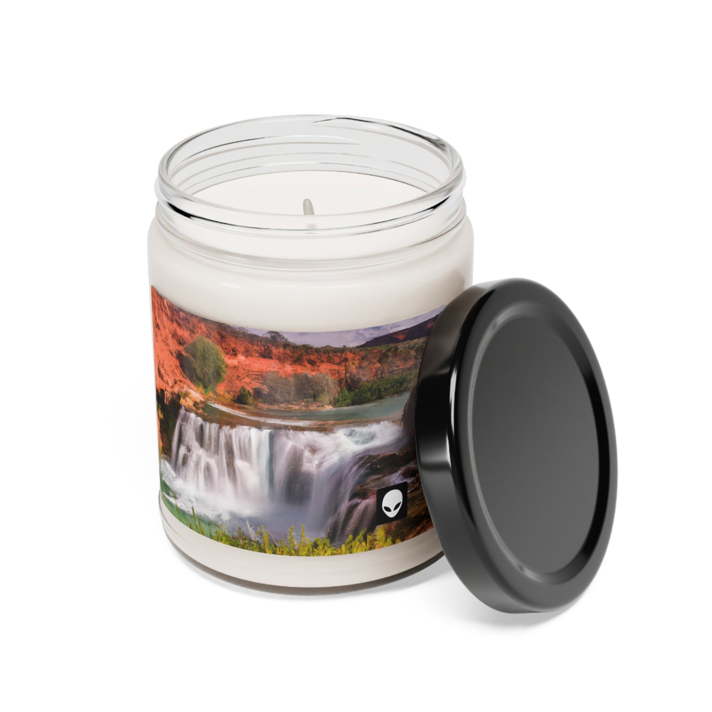 "Capturing Nature's Beauty: Crafting an Iconic Landscape in Vibrant Art" - The Alien Eco-friendly Soy Candle