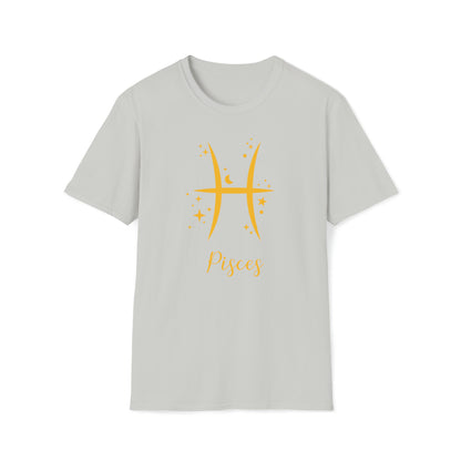 Pisces Zodiac Sign  - The Alien Unisex Softstyle T-Shirt