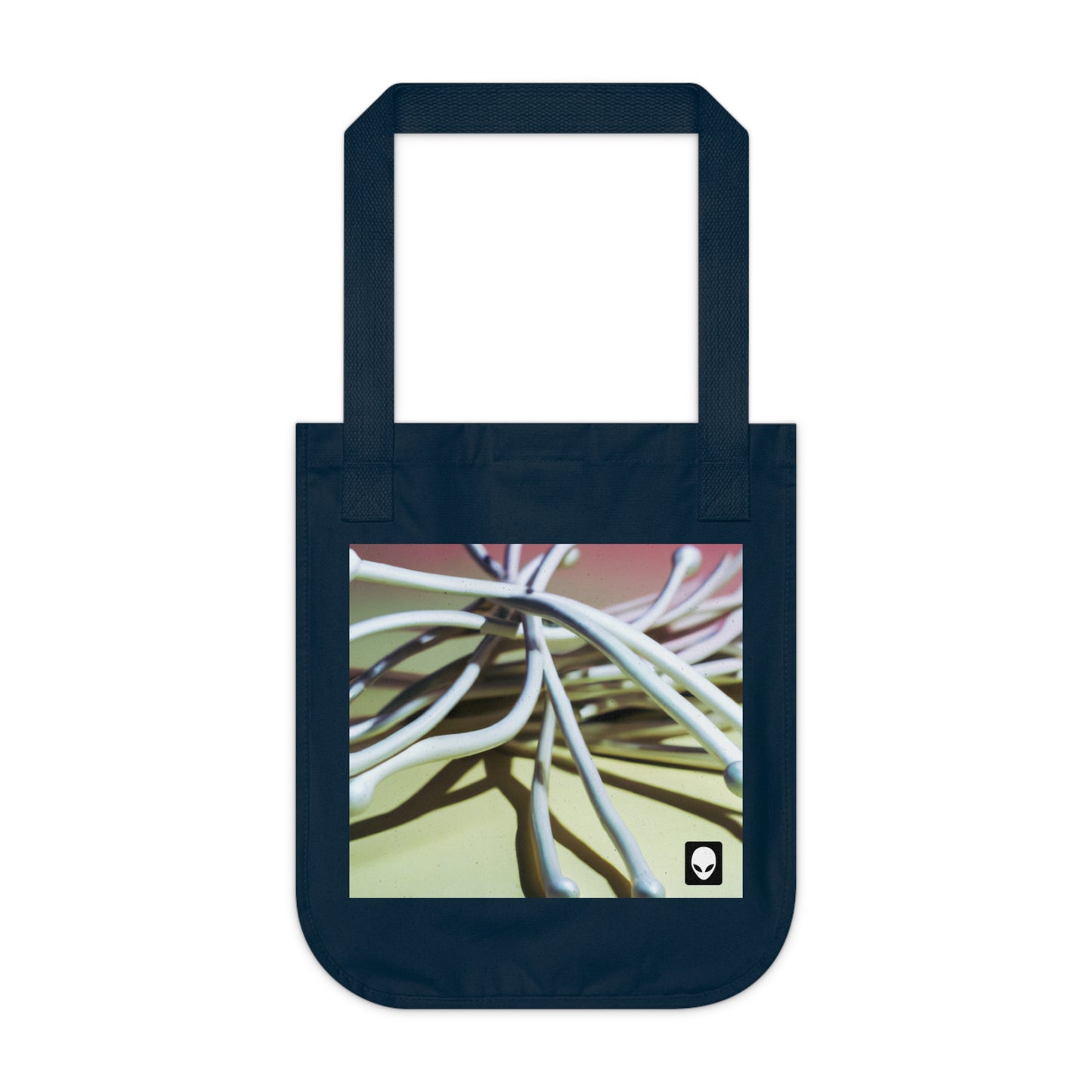 "Abstract Artistry: Constructing Emotion from Common Objects" - The Alien Eco-friendly Tote Bag