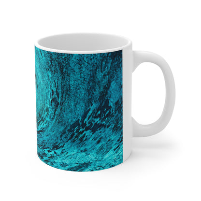 The Artistic Haven - La taza de cerámica alienígena 11oz