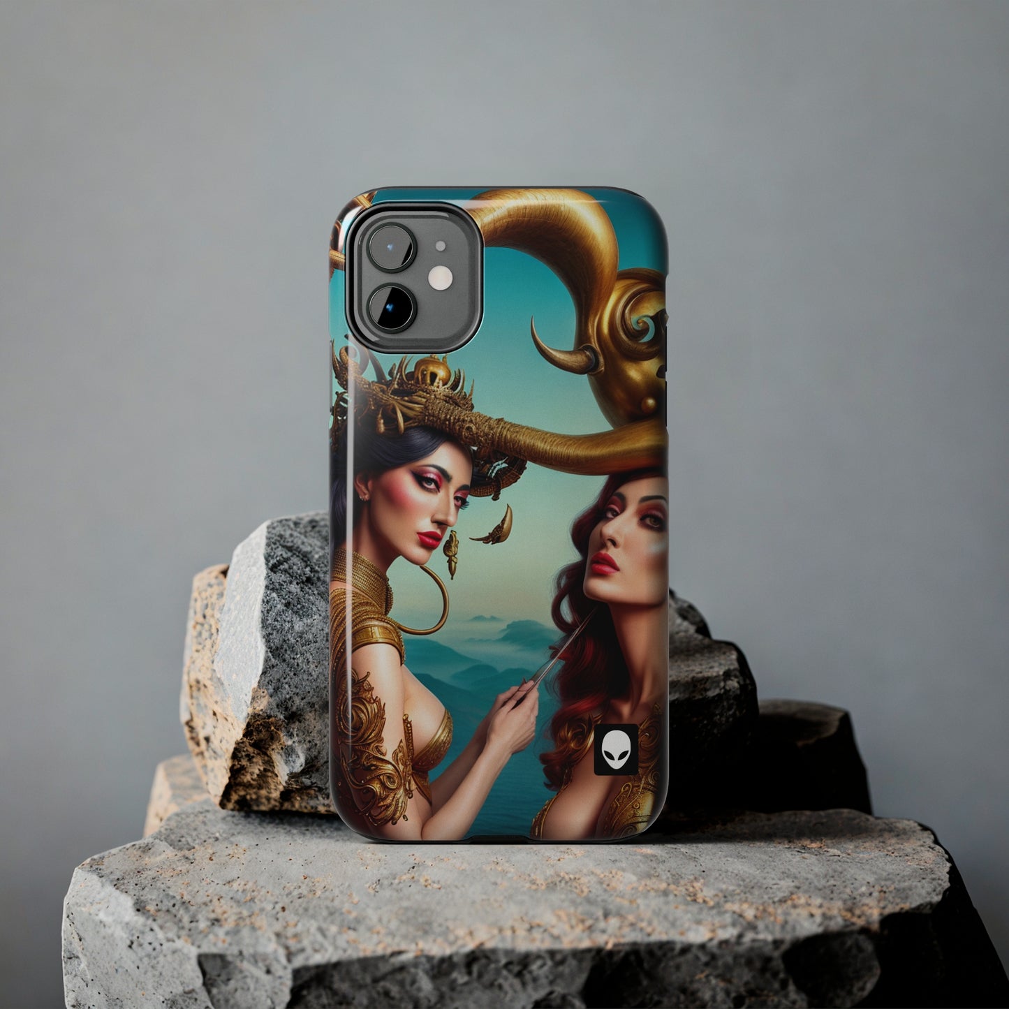 „Metaphorischer Wahnsinn: Eine Erkundung der surrealen Welten von Salvador Dalis“ – The Alien Tough Phone Cases