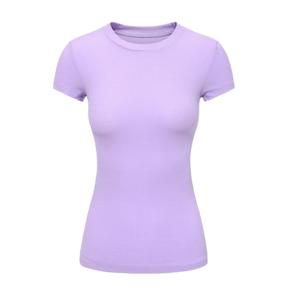 Camiseta de manga corta con pecho grande para mujer, camisa Sexy adelgazante de primavera y verano