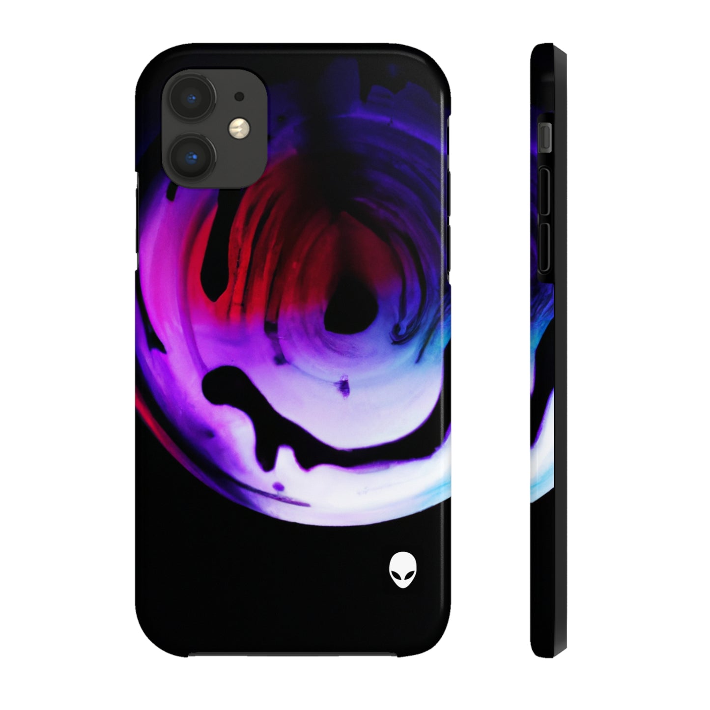 "Exploring Contrasts: A Colorful Dance of Luminance and Chromatic Aberration" - The Alien Tough Phone Cases