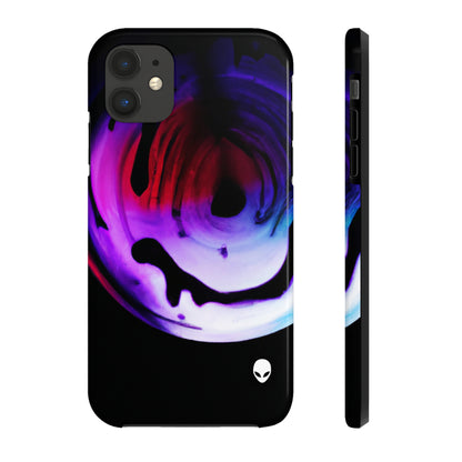 "Exploring Contrasts: A Colorful Dance of Luminance and Chromatic Aberration" - The Alien Tough Phone Cases