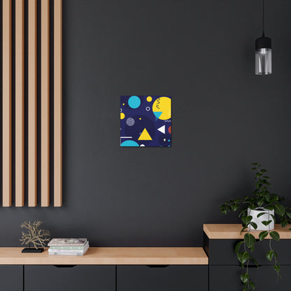 "Fusión geométrica: llevando tu visión a una vida colorida" - The Alien Canva