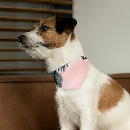 "La oda de los amantes de la naturaleza: capturando el esplendor de lo salvaje" - The Alien Pet Bandana Collar