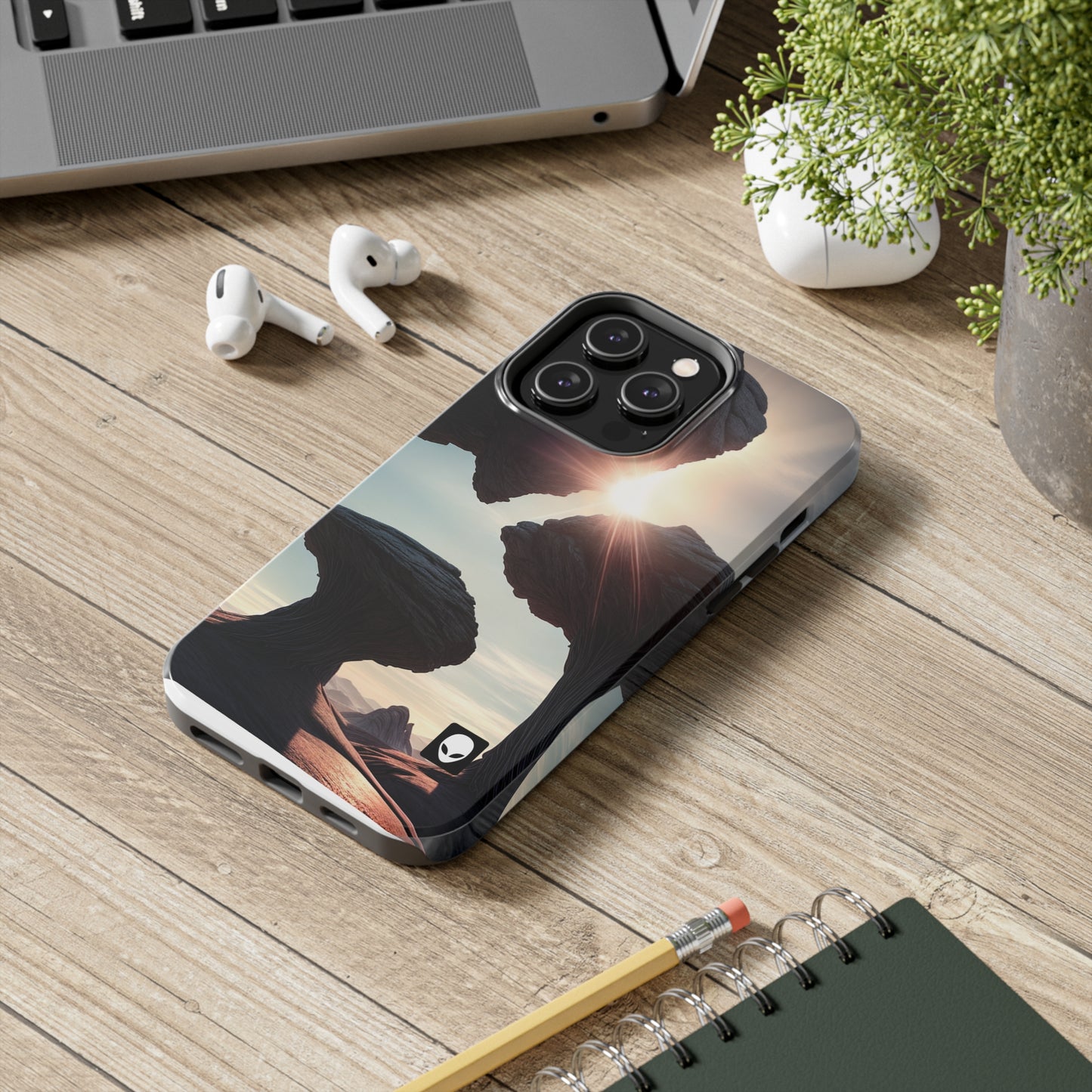 "Alien Landscape Odyssey" - The Alien Tough Phone Cases