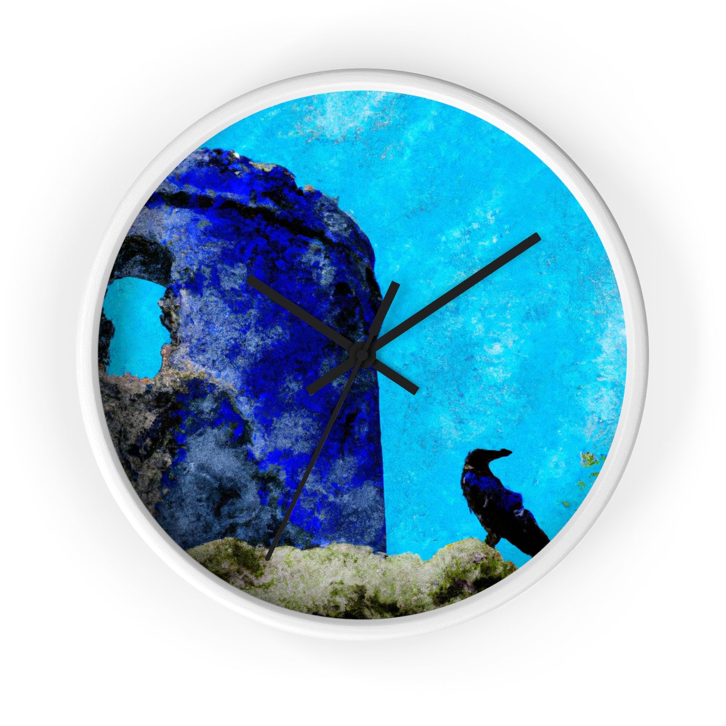 "Crow's Perch on a Waning Tower" - The Alien Wall Clock